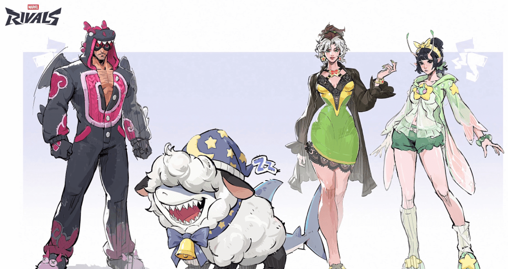 Marvel Rivals Pajama Party skins
