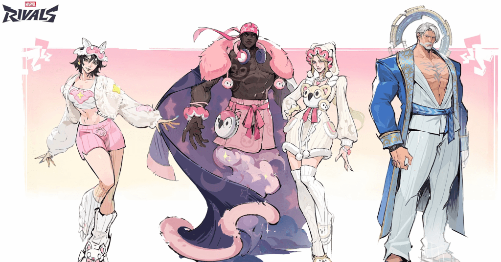 Marvel Rivals Pajama Party skins