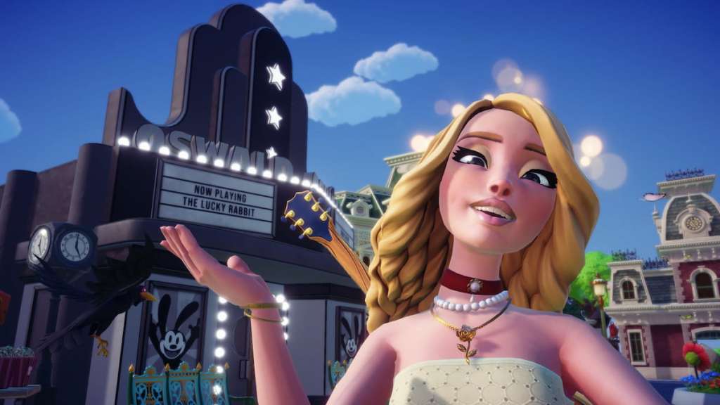 What movie is currently playing at the Oswald Theater in Disney Dreamlight Valley?