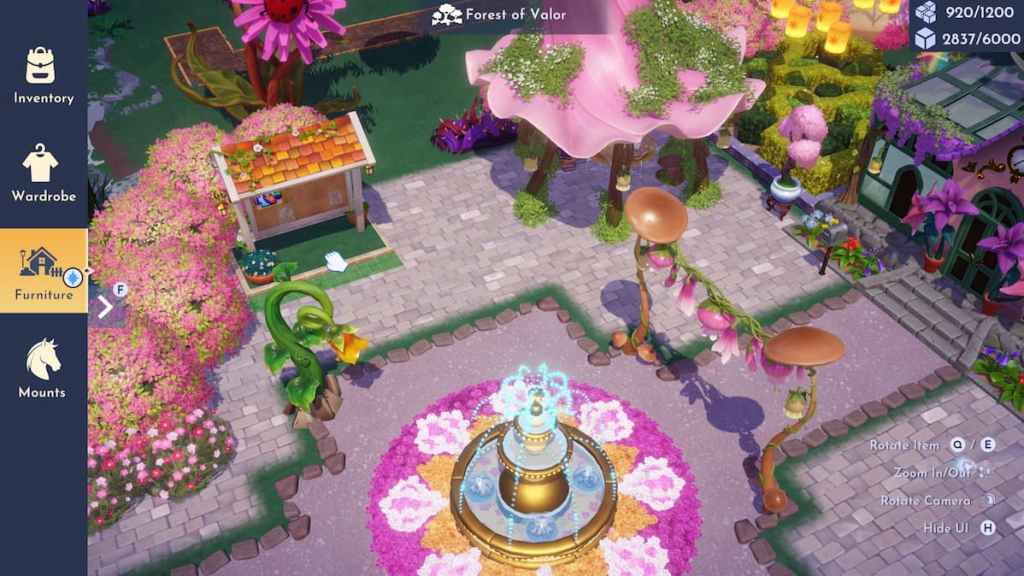 Placing Event Board in Disney Dreamlight Valley