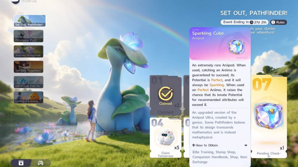 Sparkling Cube in Aniimo event