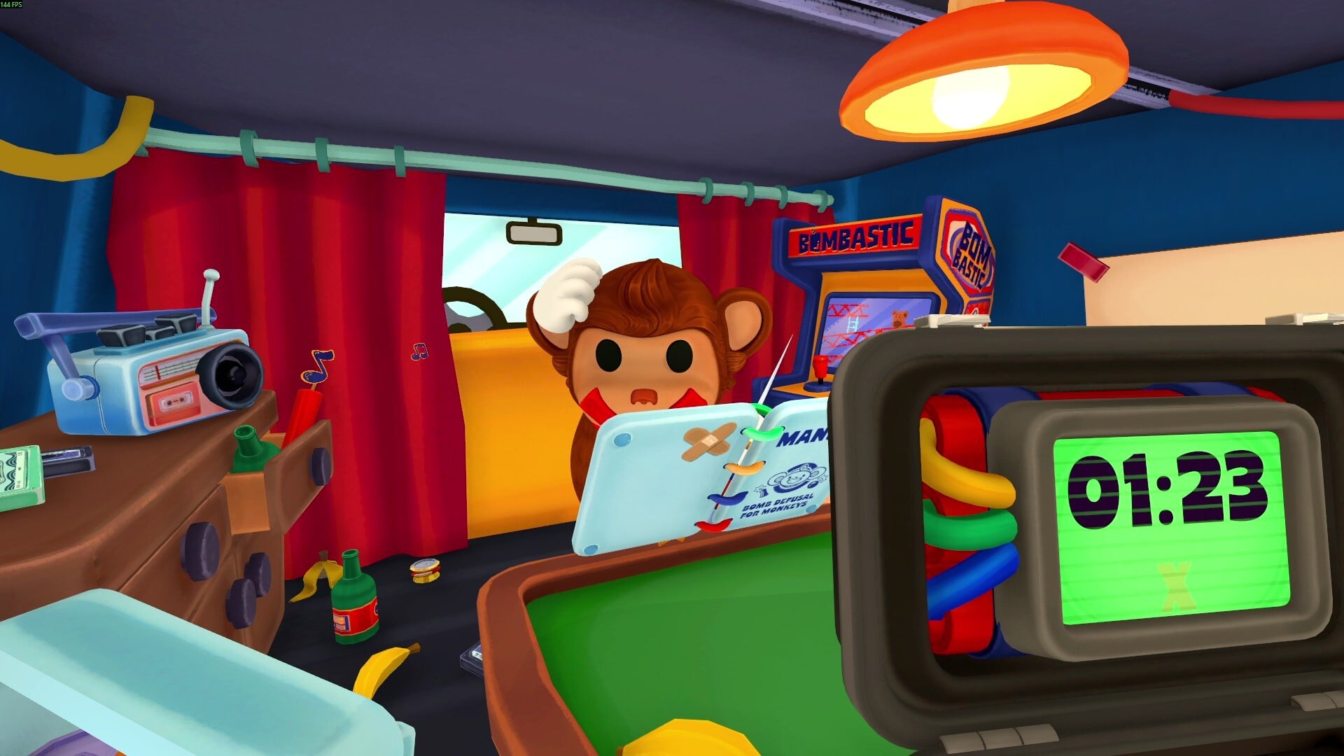 A monkey in Bombanana!