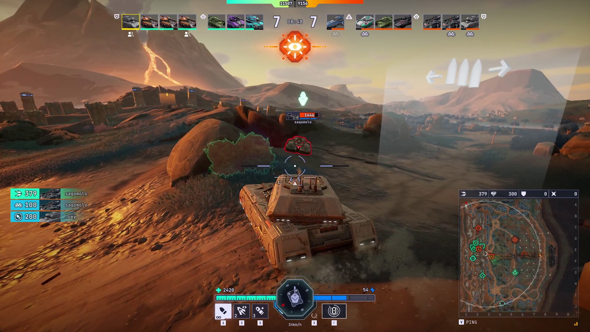 A tank in Tyr