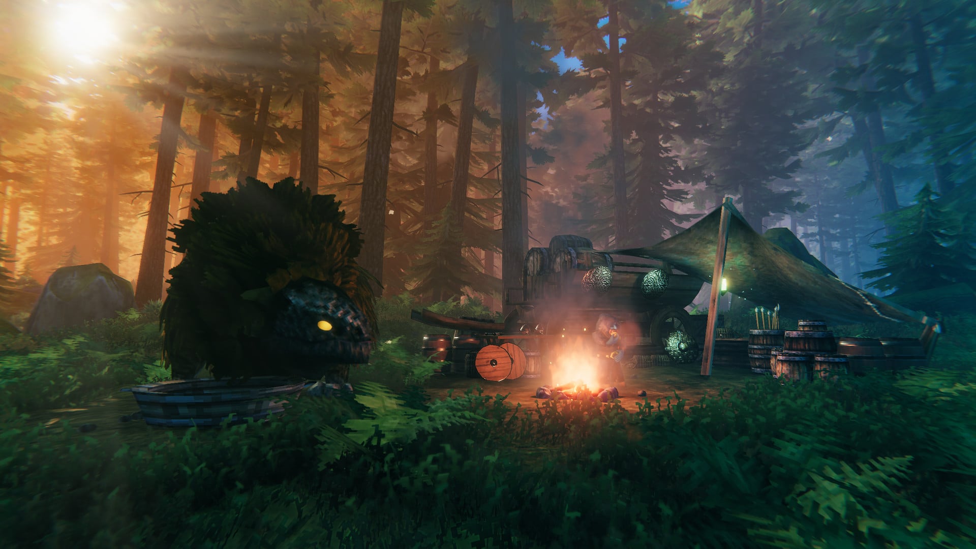 A base in Valheim
