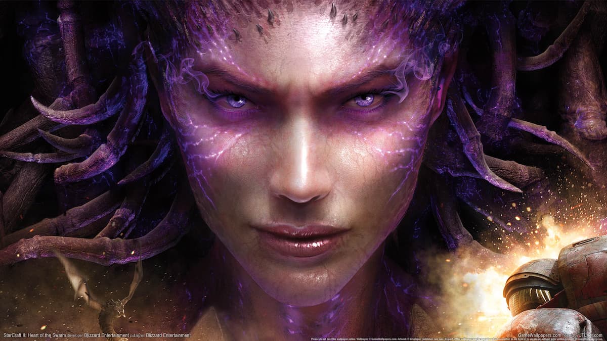 StarCraft 2 cover Heart of the Swarm.