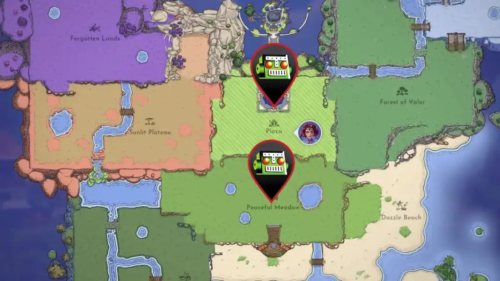 Sweet or Spooky Pumpkin map locations in Disney Dreamlight Valley