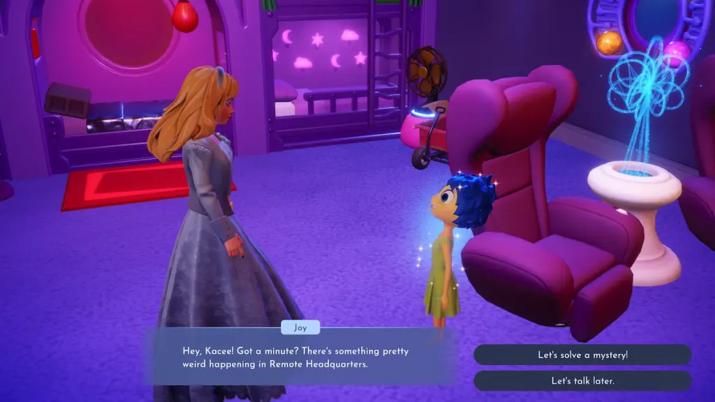 Talking to joy for memory mania quest in Disney dreamlight valley