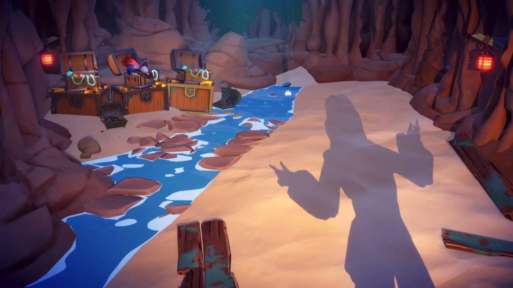 Jack Sparrow's shadow in disney dreamlight valley