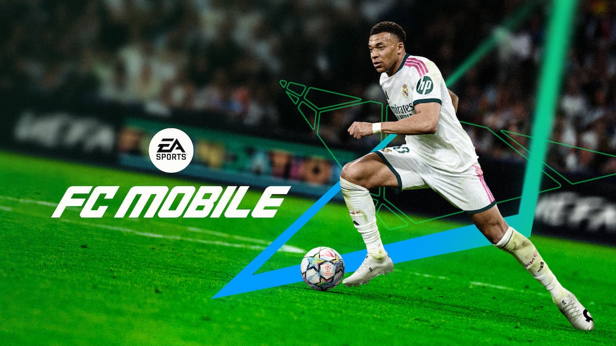 FC 27 Promo Image with Mbappe running with the ball