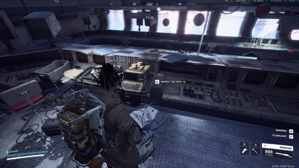 Power console in the observatory