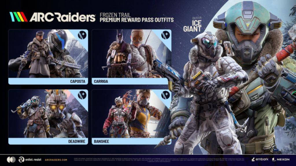 Frozen Trail pass in ARC Raiders