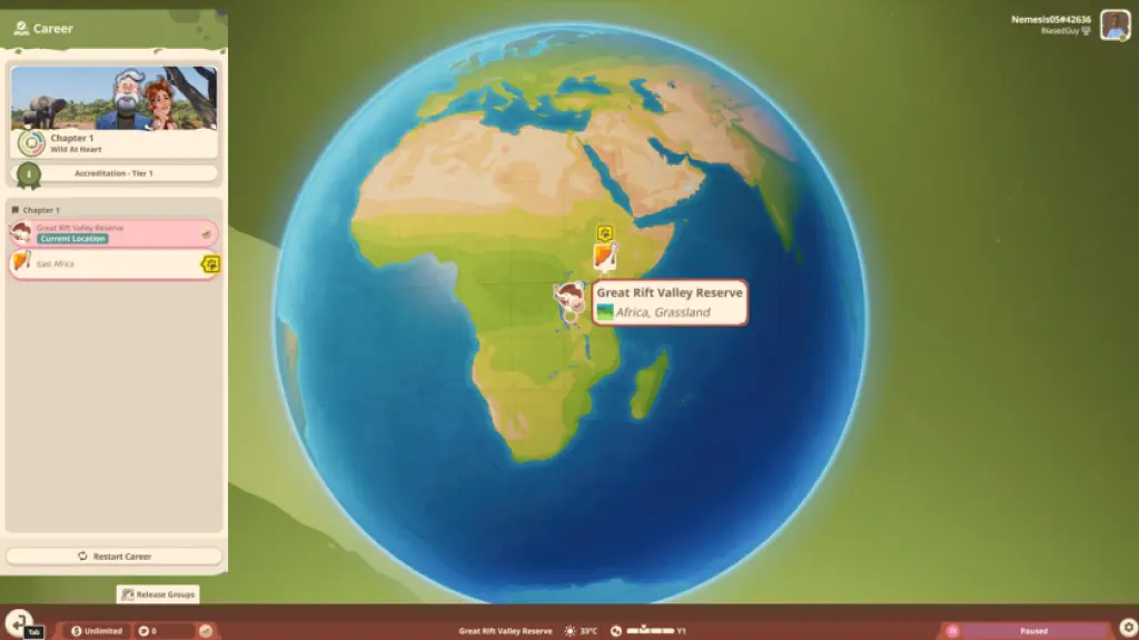 Wildlife reserves in Planet Zoo 2