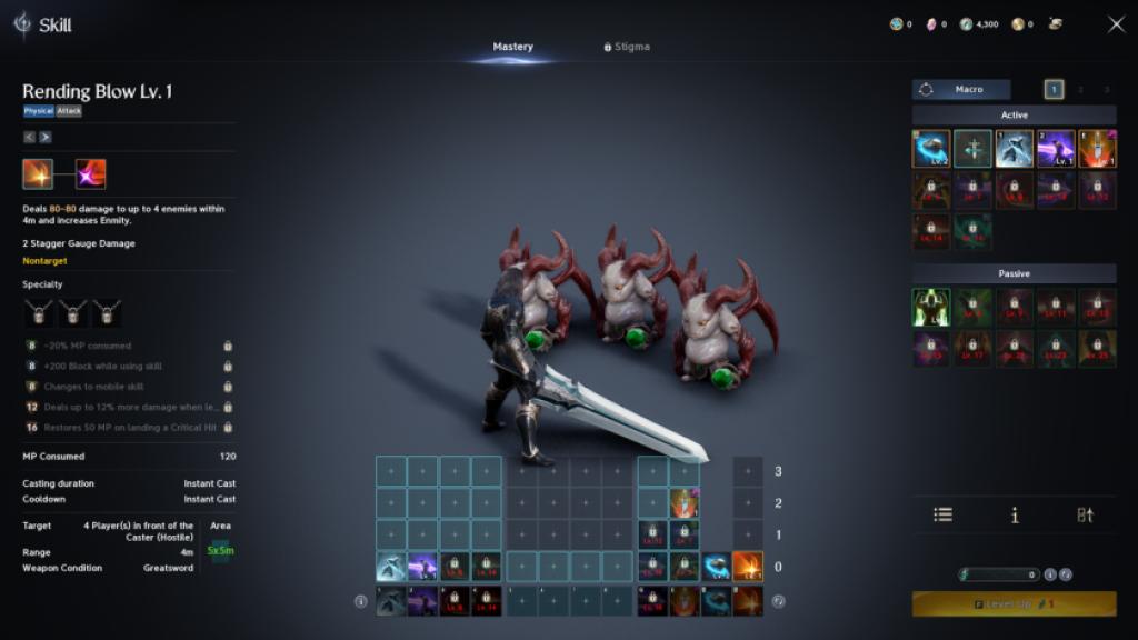 Gladiator skill in Aion 2