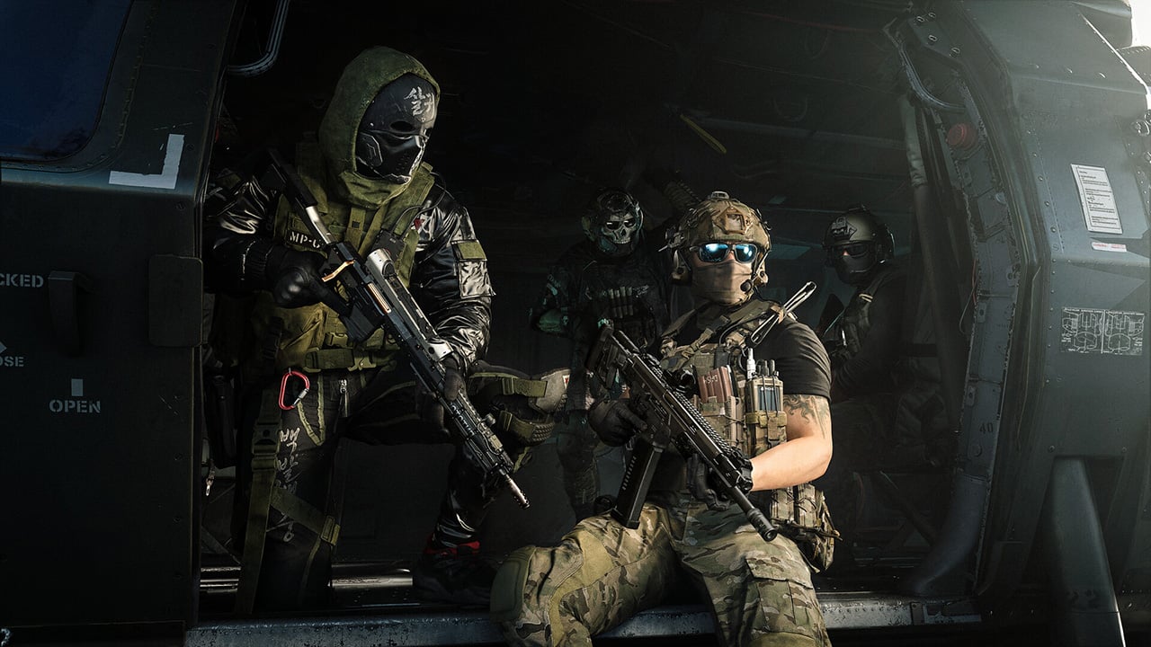 Blix, Army SF Airborne, Ghost, and Reece, as seen in Modern Warfare 4.