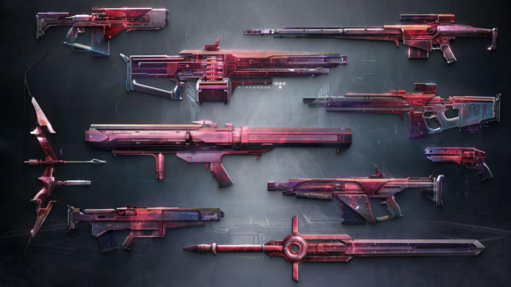 The reissued suite of Black Armory weapons in Destiny 2.