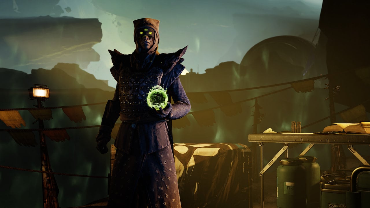 Eris Morn on the Moon in Destiny 2.