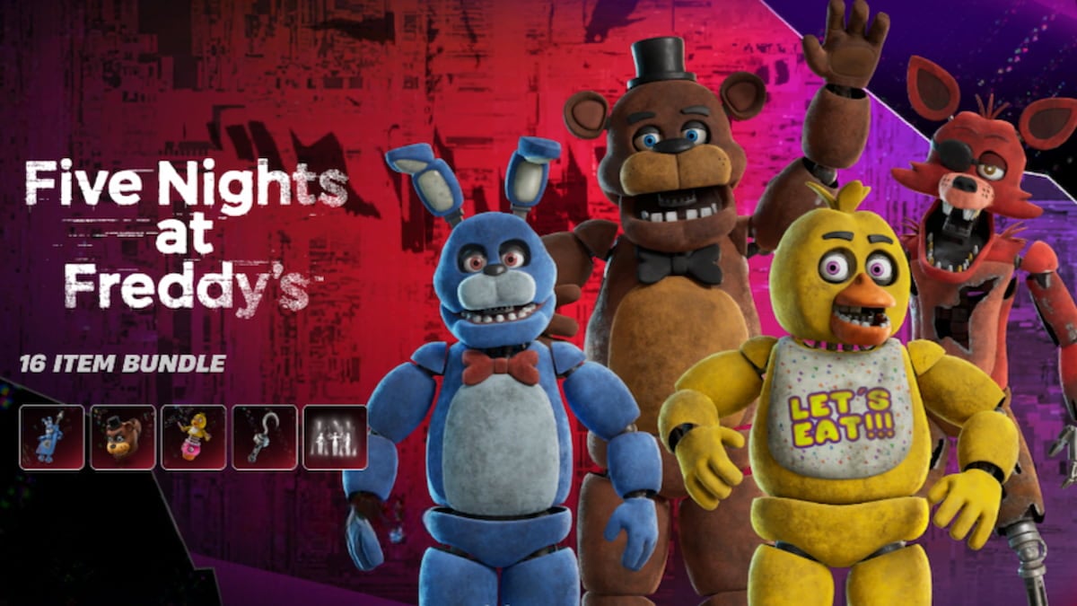 Five nights at freddy's fortnite bundle