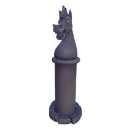 HalloweenTown Statue in disney dreamlight valley