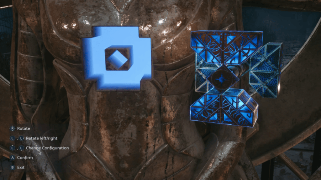 First side of Hand puzzle
