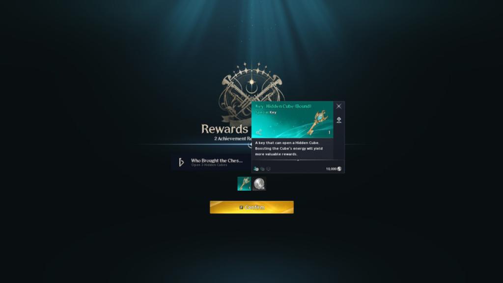 Hidden key Aion 2
