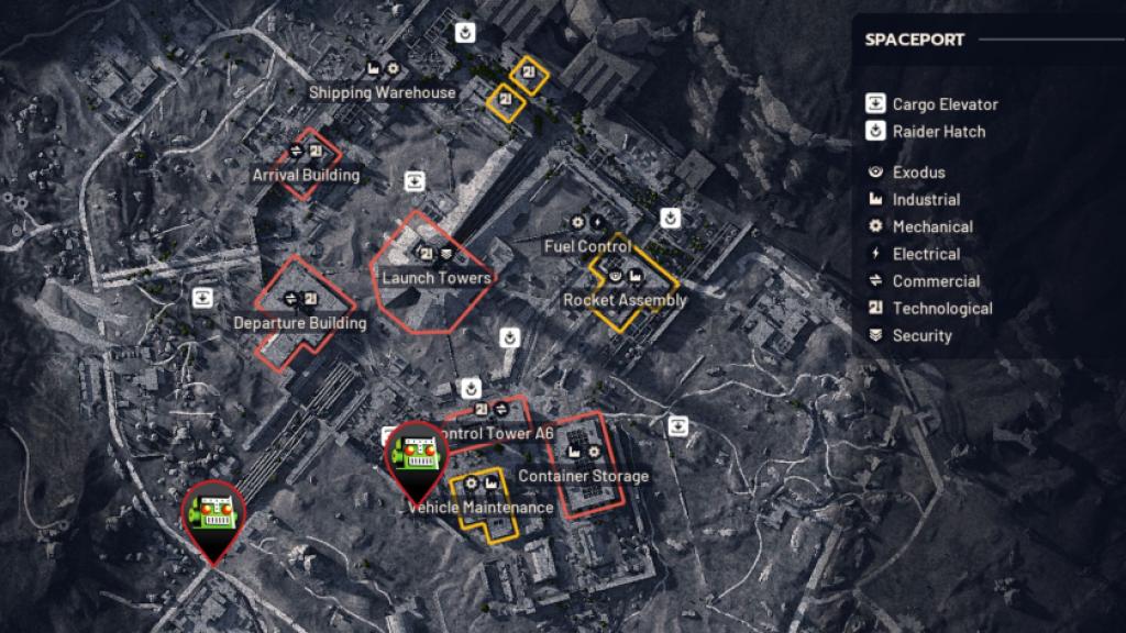 Baron Husk locations in Stella Montis