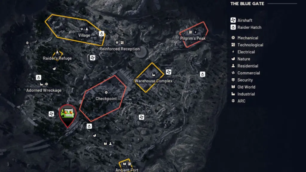 First spot in Collapsed Highway