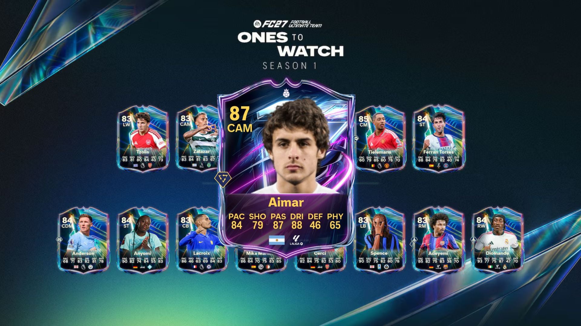 Aimar Base Hero item in FC 27