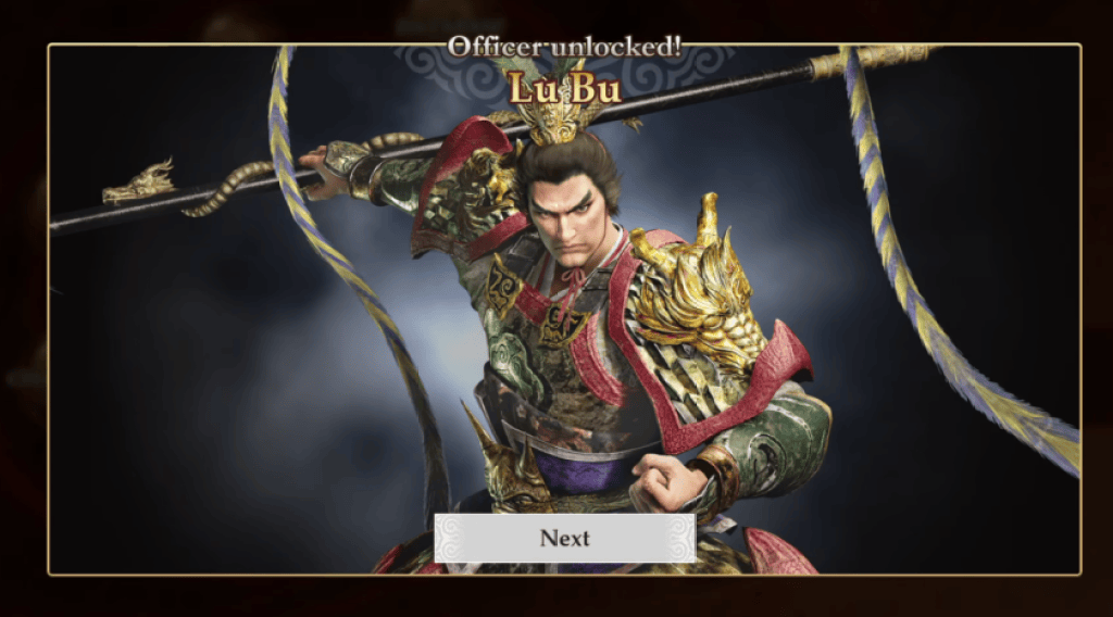 Lu Bu in Dynasty Warriors 3