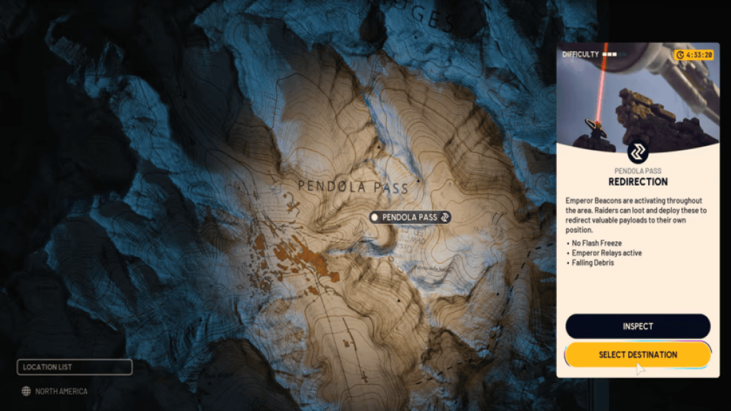 Starting a new round on Pendola Pass