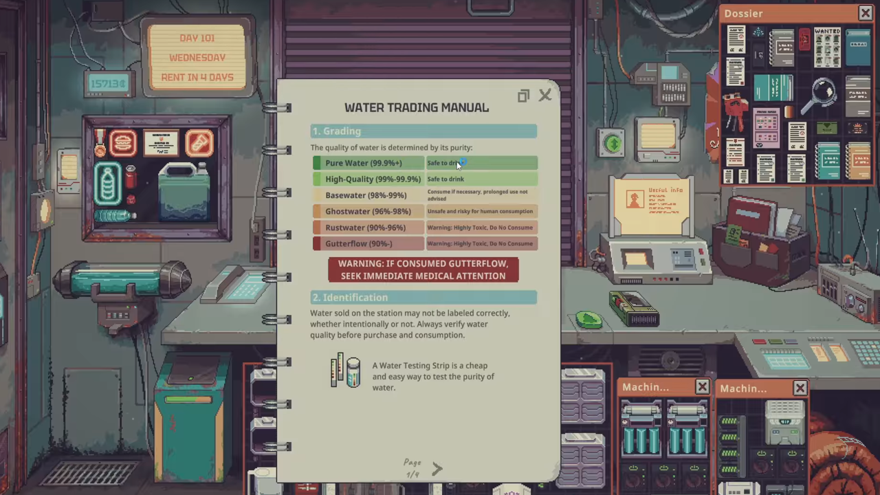How to do water trading in Probably Stolen