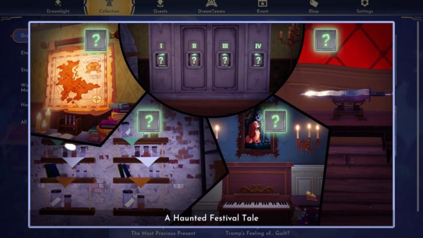 a haunted festival tale image for pillar puzzle solution in disney dreamlight valley