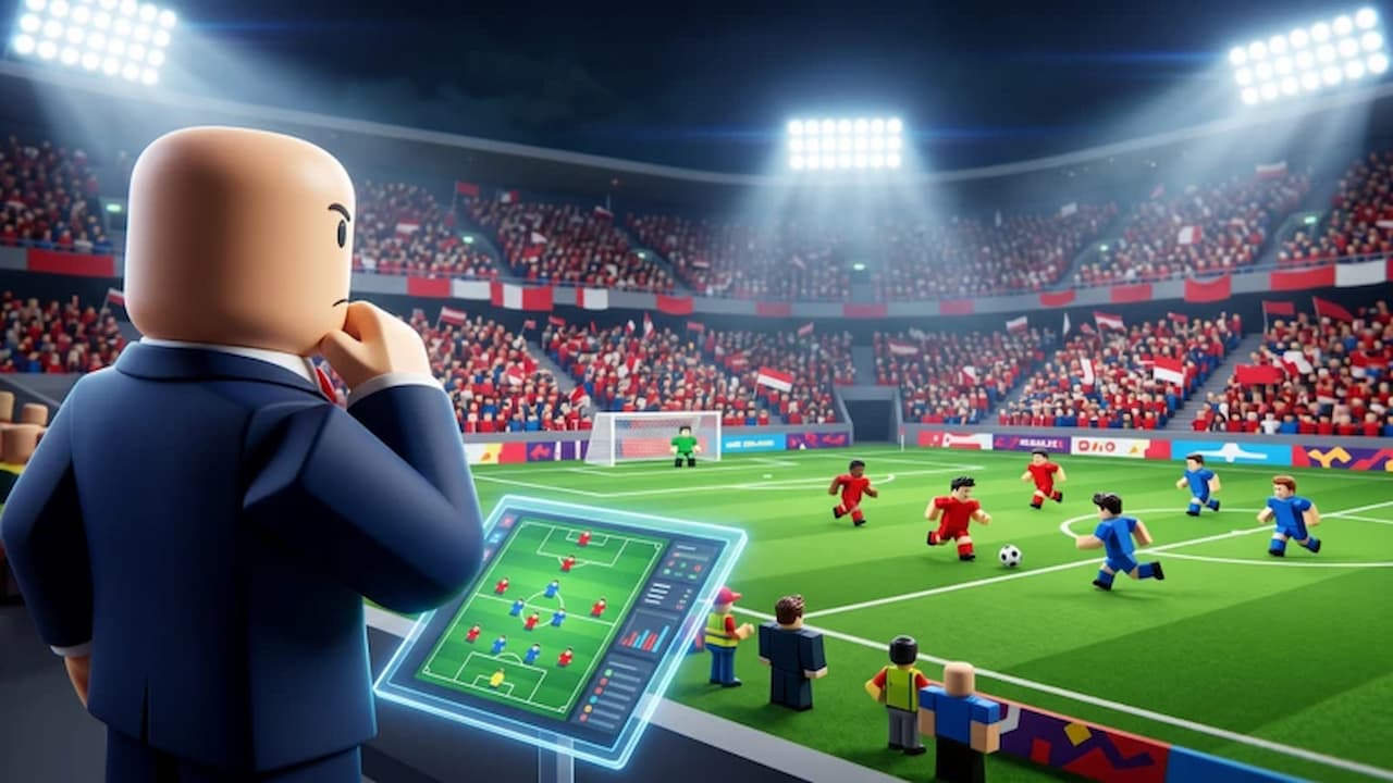 Be a Soccer Manager promo artwork