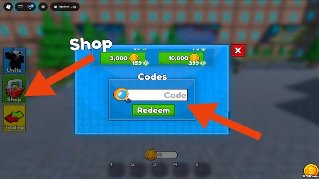 cameraman tower defense how to redeem codes