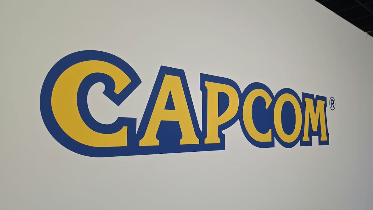 Capcom logo at Gamescom.