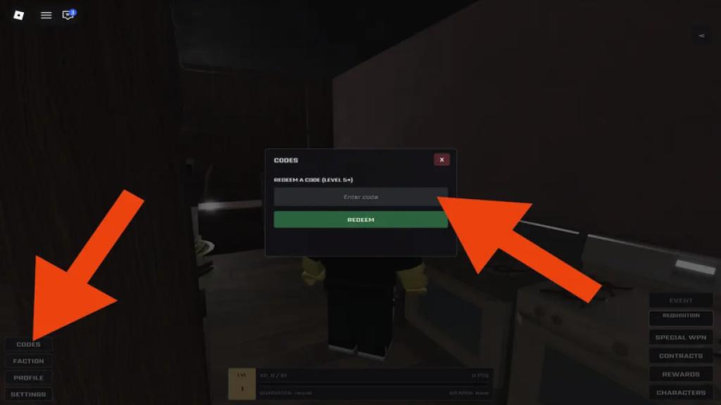 cqb hell how to redeem codes