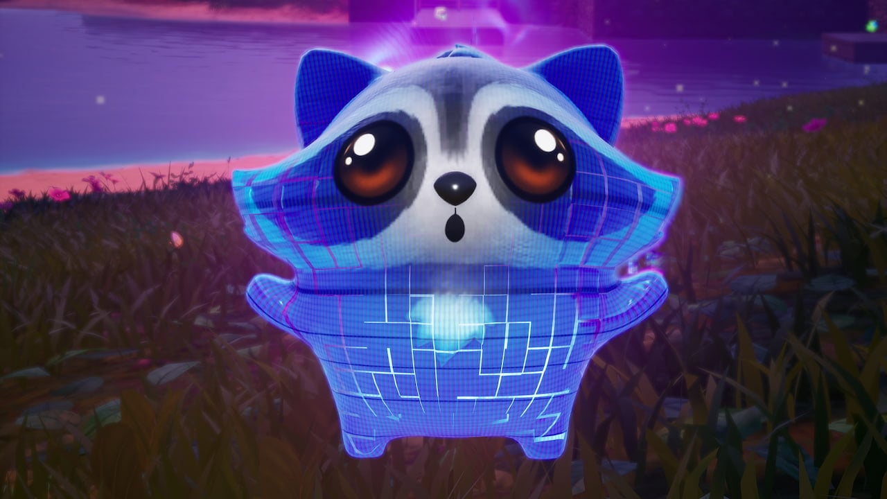 Dumpster dive sprite holding arms up in fortnite