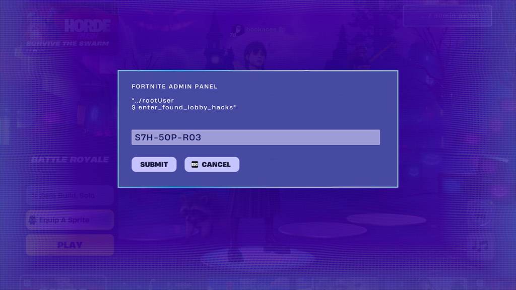 Entering hope's lobby hack in fortnite