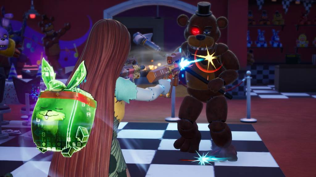 Fighting Freddy in Fortnite
