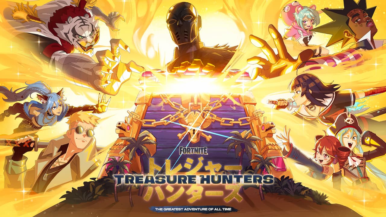 Art for the treasure hunters mini-season in fortnite