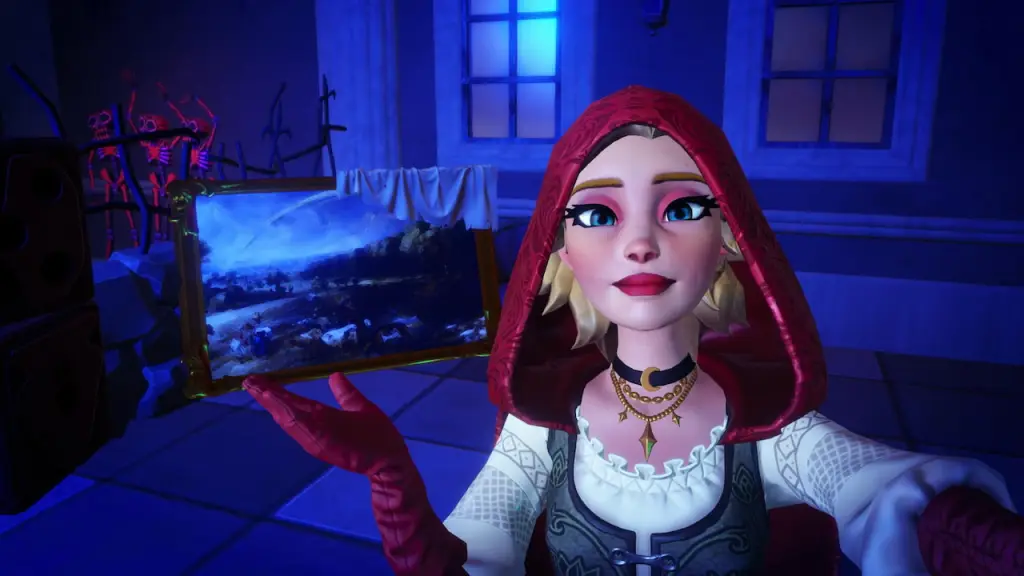 Haunted portrait in Disney Dreamlight Valley
