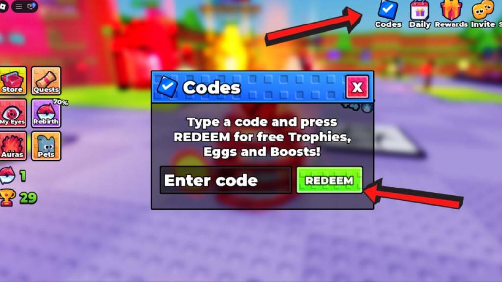 How To Redeem Anime Eyes Codes