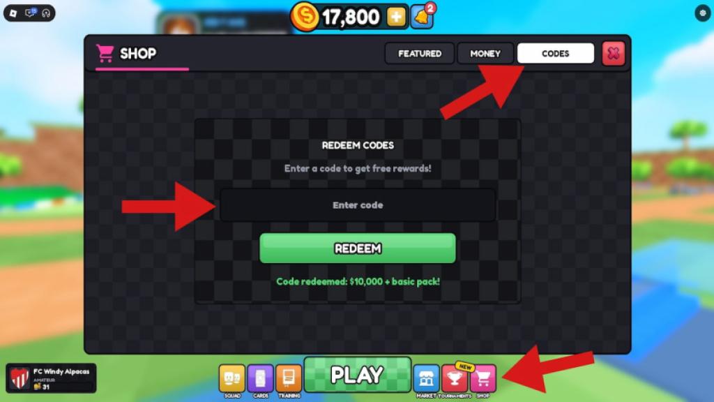 How to redeem Be a Soccer Manager codes