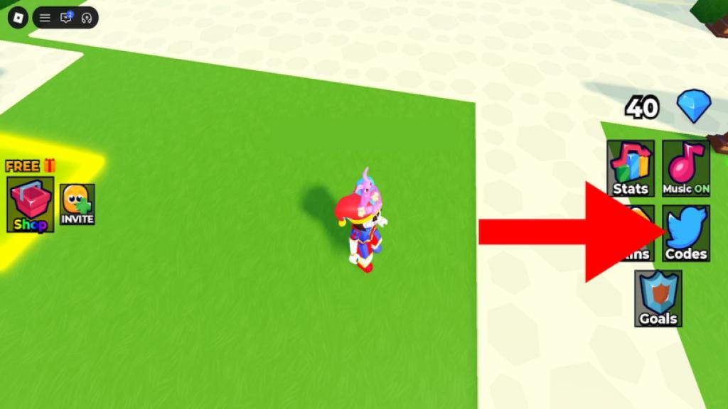 How to redeem codes in Cut all the Grass