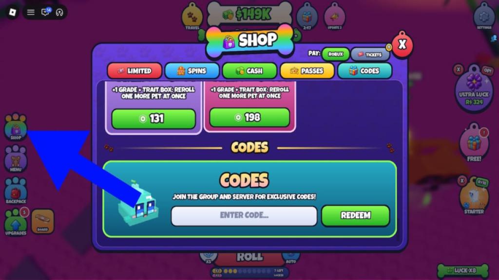 How to redeem Pet Dice codes
