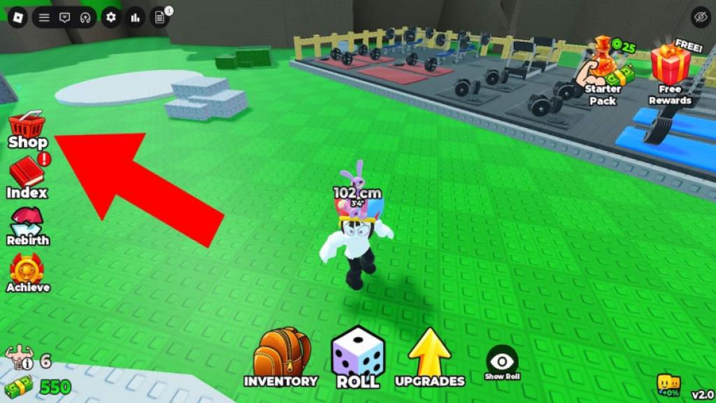 How to redeem codes in Roll Your Height