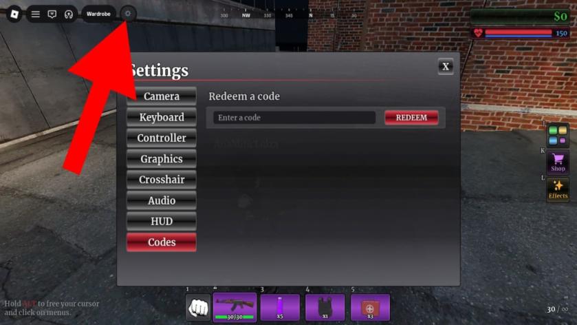 How to redeem codes in Urban Reload 