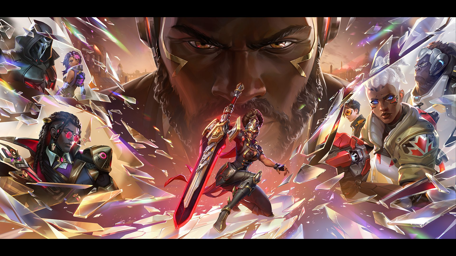 OW Reign of Talon Doomfist Vendetta art