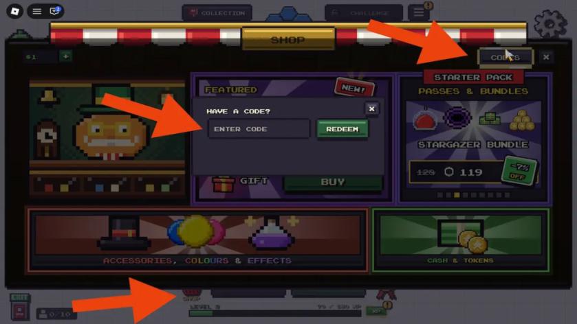 mitosis roblox how to redeem codes