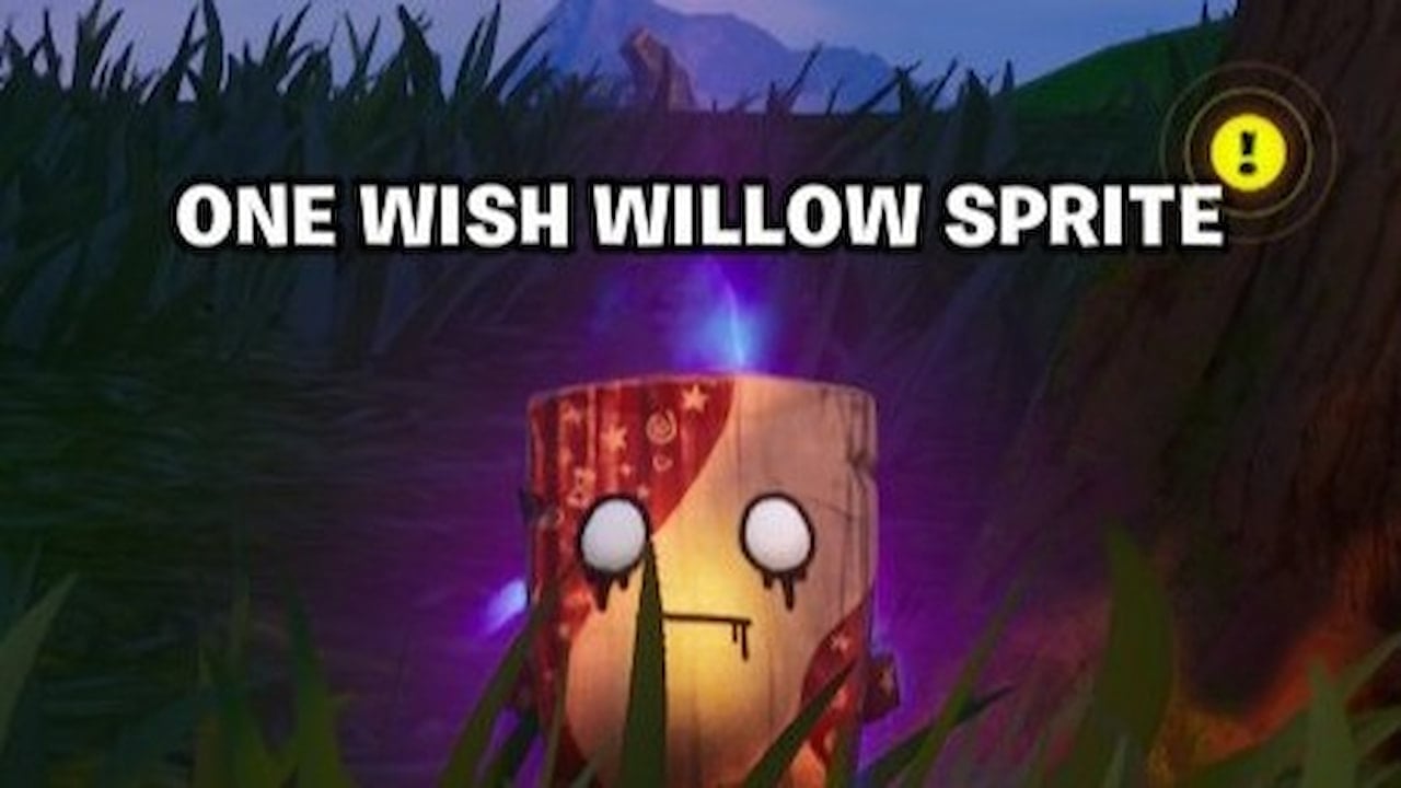 One wish willow sprite on ground in fortnite