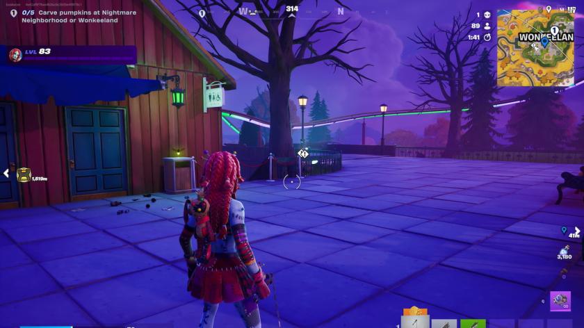 Pumpkins marked in fortnite